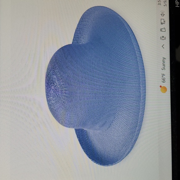 Pale Periwinkle Walleroo Wide Brim Hat Victoria - Picture 8 of 10